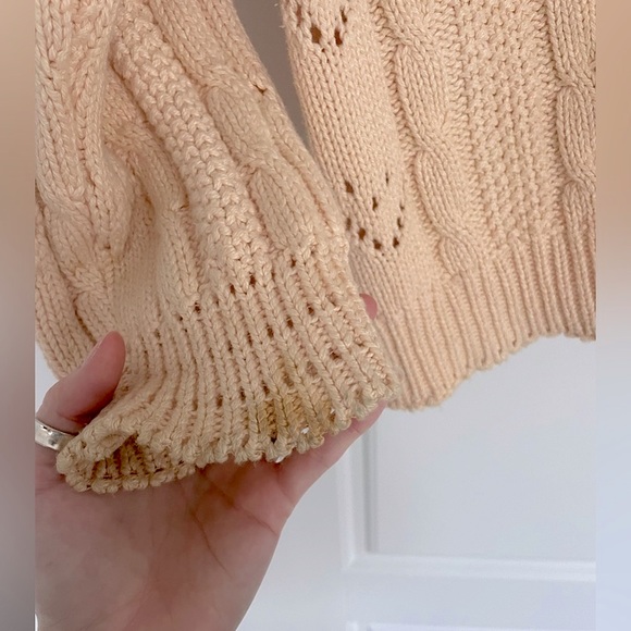 Vintage (Outback Red) Pink 100% Knit Cardigan Size Medium! - Picture 9 of 16